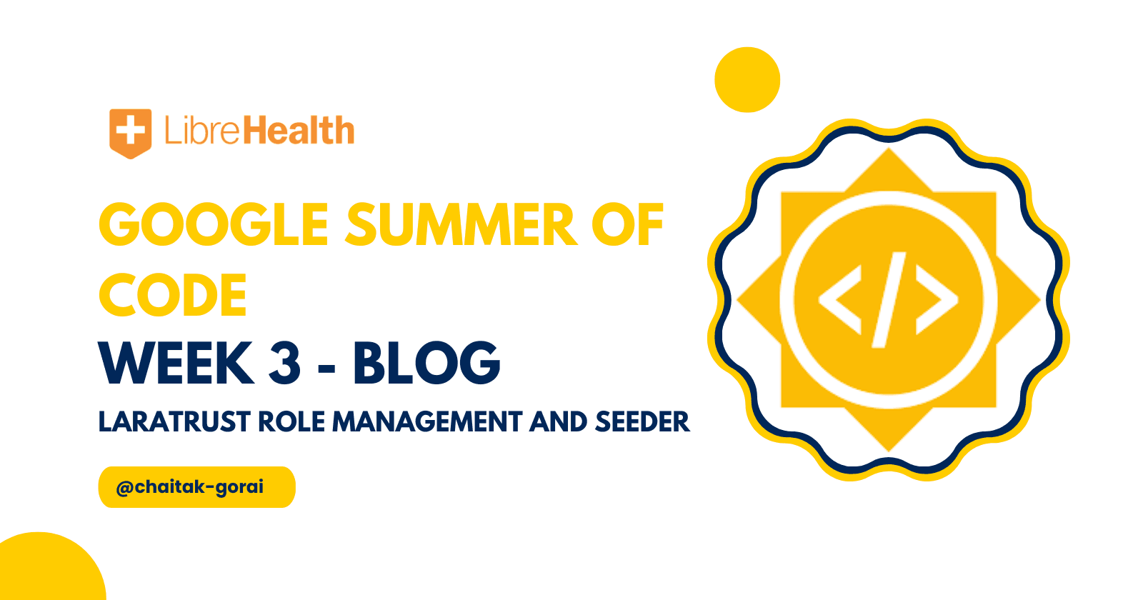 GSoC Week 3 Experience: Migrating EHR to Laravel - User Module & Roles Module