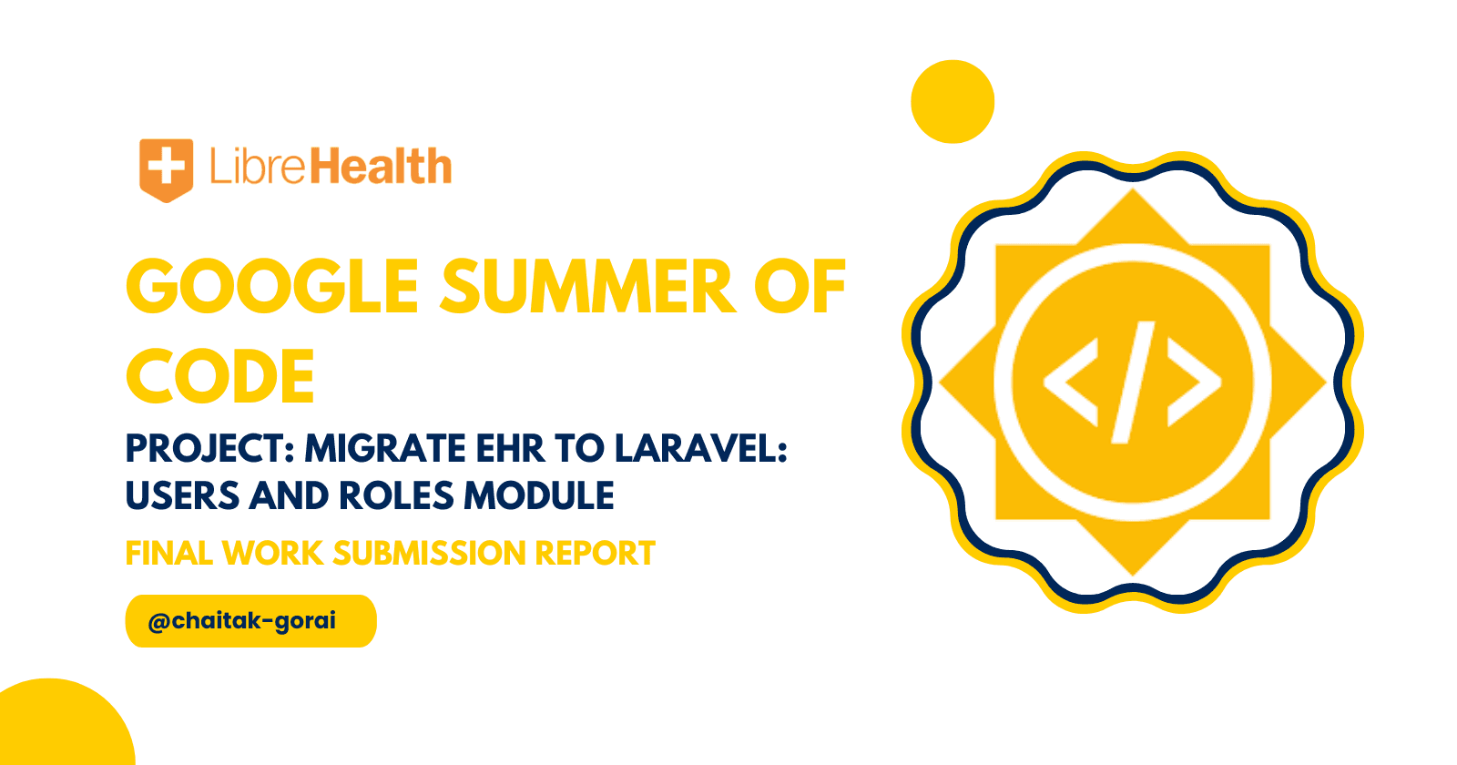 GSoC 2023 Final Work Submission Report